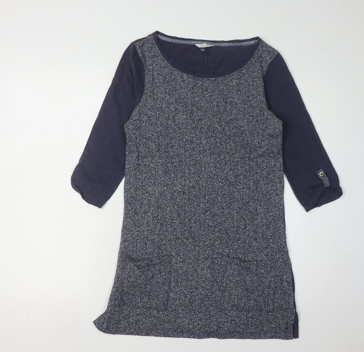 White Stuff Women's Blue Size 10 3/4 Sleeve Dress