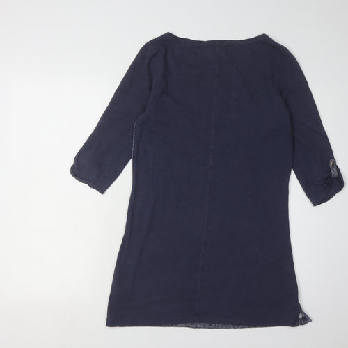 White Stuff Women's Blue Size 10 3/4 Sleeve Dress