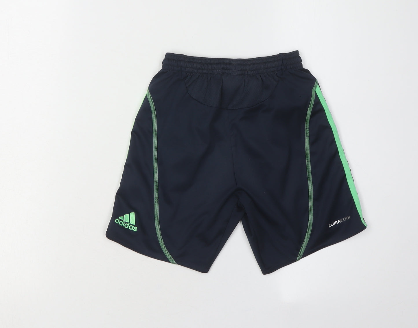 Adidas Boys Blue Athletic Football Shorts 7-8 Years