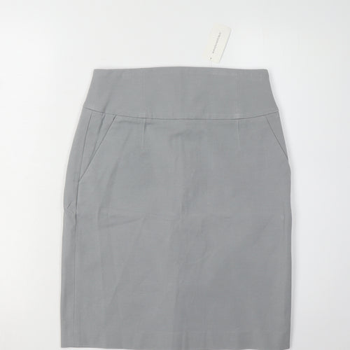 Banana Republic Women's Grey Pencil Skirt, Size 4, Stretch