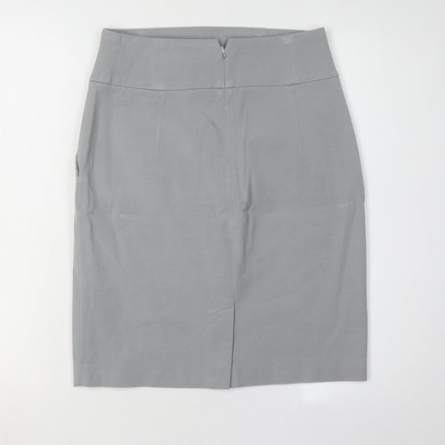 Banana Republic Women's Grey Pencil Skirt, Size 4, Stretch