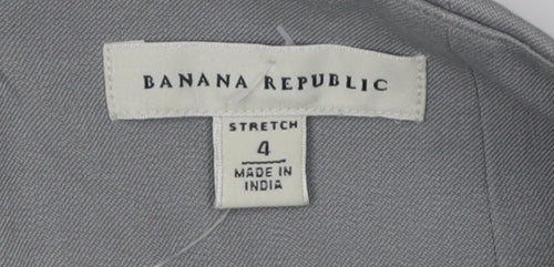Banana Republic Women's Grey Pencil Skirt, Size 4, Stretch