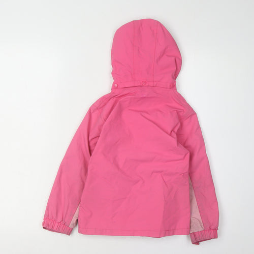 Mountain Warehouse Girls Pink Rain Coat - 5-6 Years