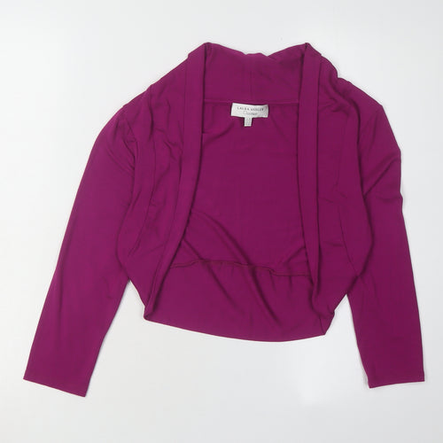 Laura Ashley Women's Purple Cardigan Size 14
