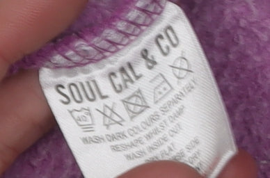 Soul Cal & Co Women's Purple Pullover Hoodie Size 14