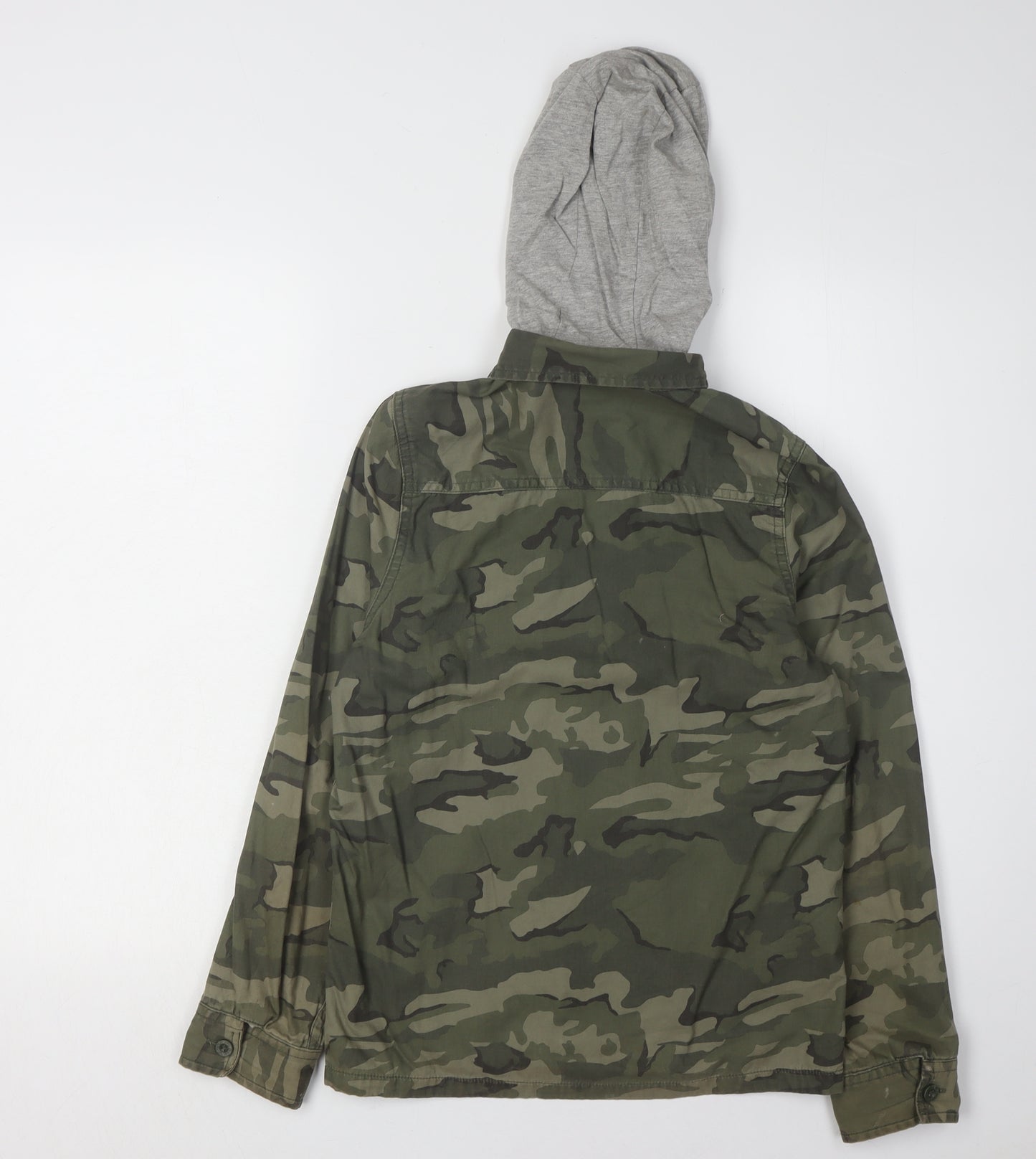 Mountain Warehouse Boys' Camo Hoodie Jacket 11-12Y