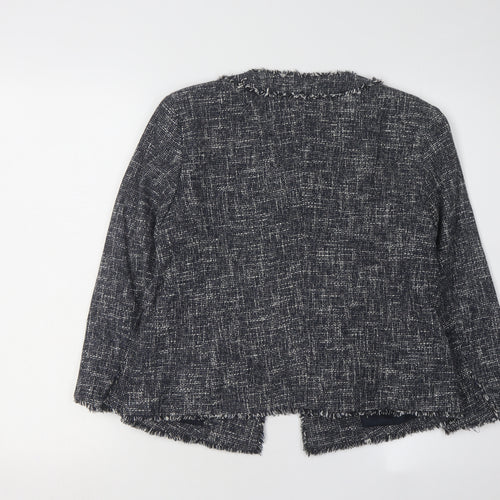 Michael Kors Women's Blue Bouclé Blazer Size 6