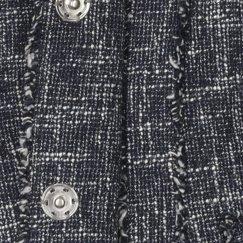 Michael Kors Women's Blue Bouclé Blazer Size 6