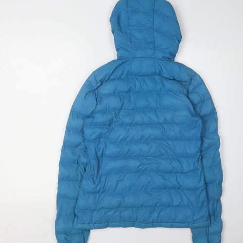 Mountain Warehouse Women's Blue Puffer Jacket UK 8