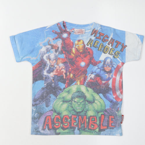 Marvel Avengers Boys Blue T-Shirt, Size 3-4 Years