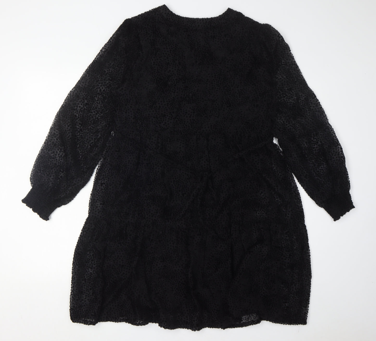 Fat Face Women’s Black Animal Print Dress Size 10