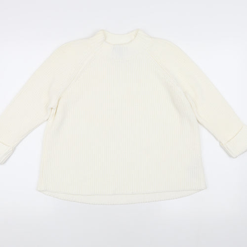 Topshop Women Ivory Pullover Jumper Size 10
