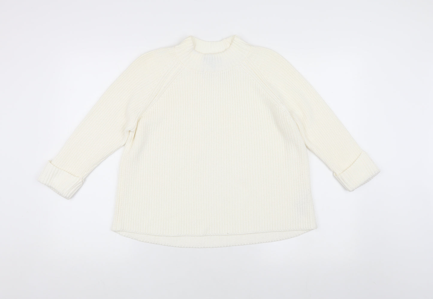 Topshop Women Ivory Pullover Jumper Size 10