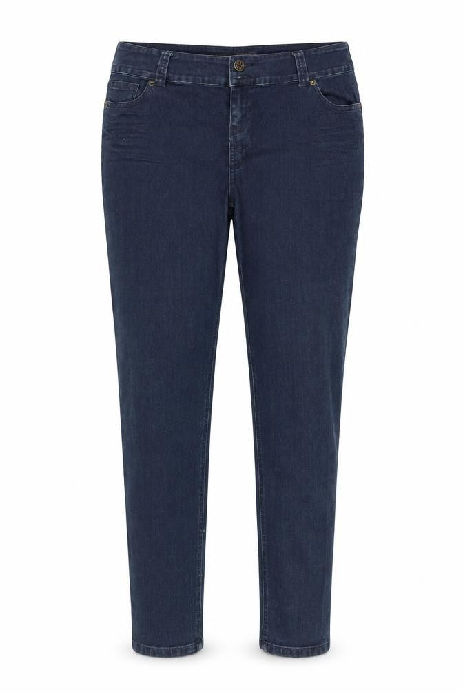 Front view of Butterfly by Matthew Williamson Women's Blue Skinny Jeans