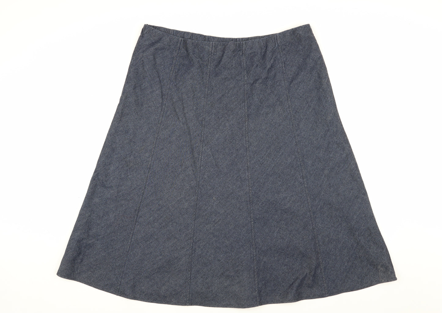 Yale Women's Blue A-Line Denim Skirt Size 16 Regular