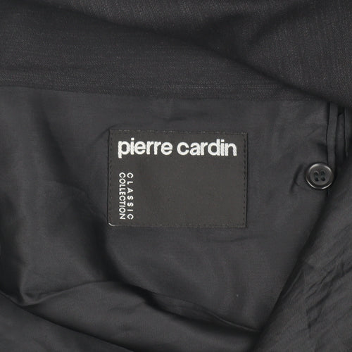 Pierre Cardin Men's Black Wool Blazer, 40R, Formal