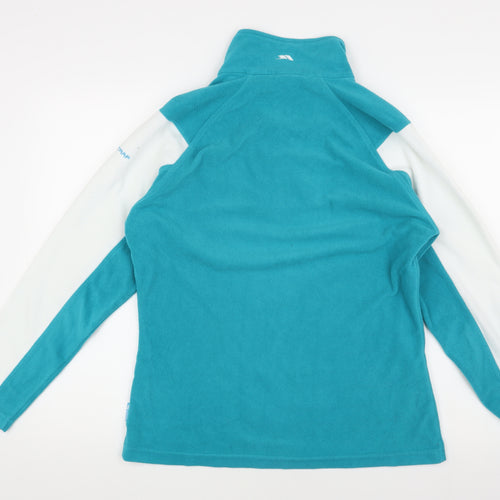 Trespass Unisex Kids Blue Zip Fleece Sweatshirt Size L