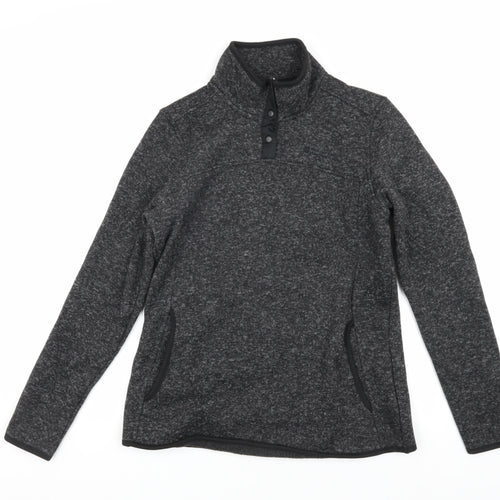 Mountain Warehouse Women's Grey Henley Sweatshirt Size 14