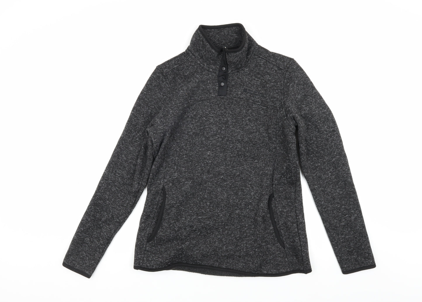 Mountain Warehouse Women's Grey Henley Sweatshirt Size 14