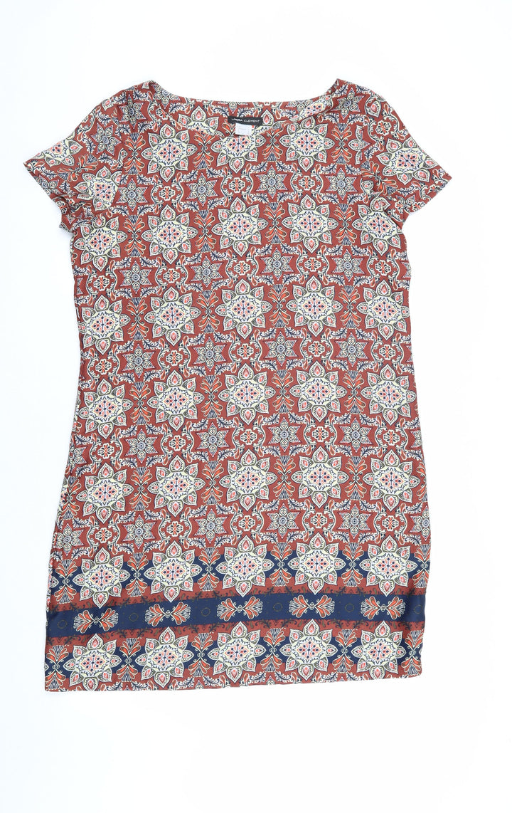 Laura Clement Women's Multicoloured Geometric Dress Size 12