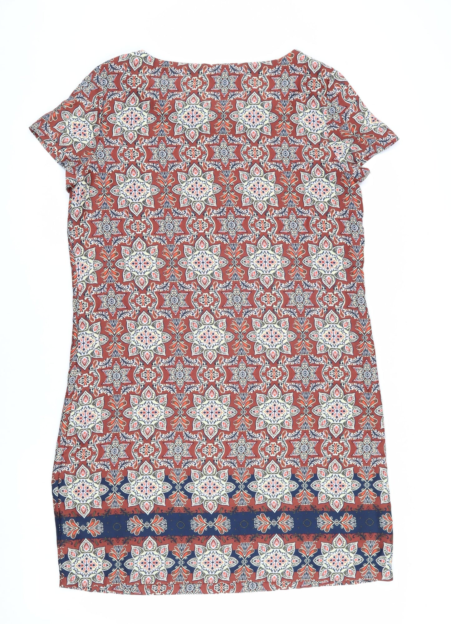 Laura Clement Women's Multicoloured Geometric Dress Size 12