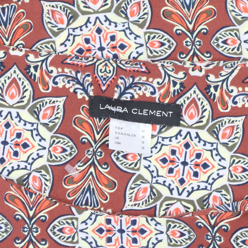 Laura Clement Women's Multicoloured Geometric Dress Size 12