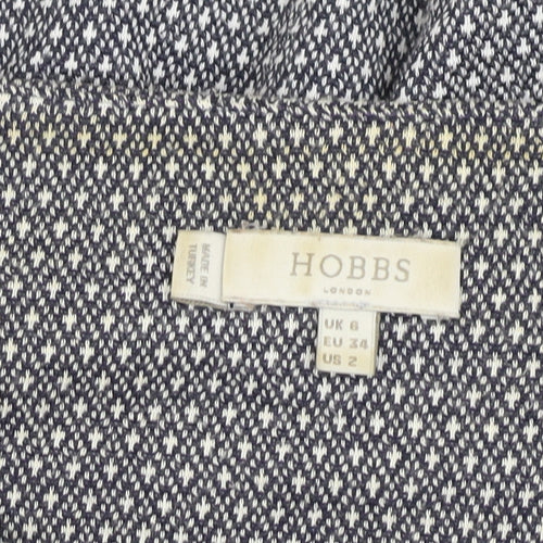 Hobbs Womens Grey Fit & Flare Dress Size 8