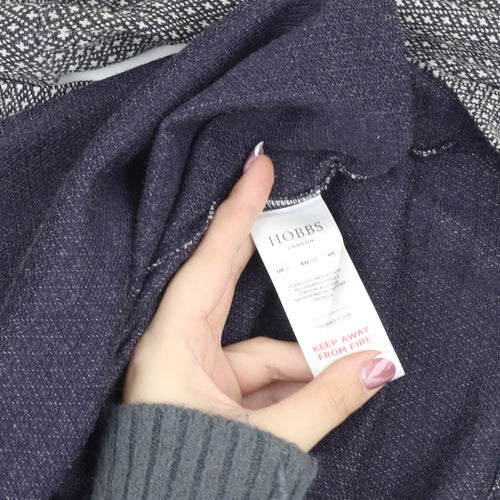 Hobbs Womens Grey Fit & Flare Dress Size 8