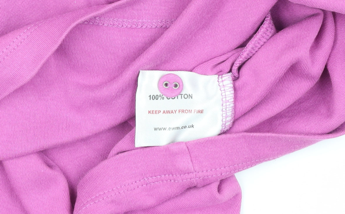 Isle Women's Pink Cotton Polo Shirt, Size S, Casual Look