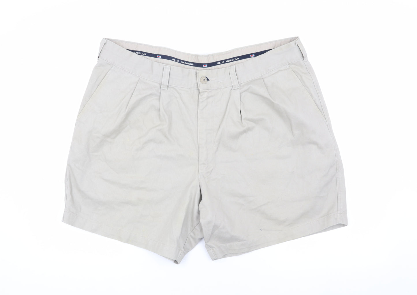 Marks and Spencer Men's Beige Chino Shorts L