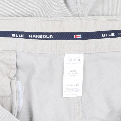 Marks and Spencer Men's Beige Chino Shorts L
