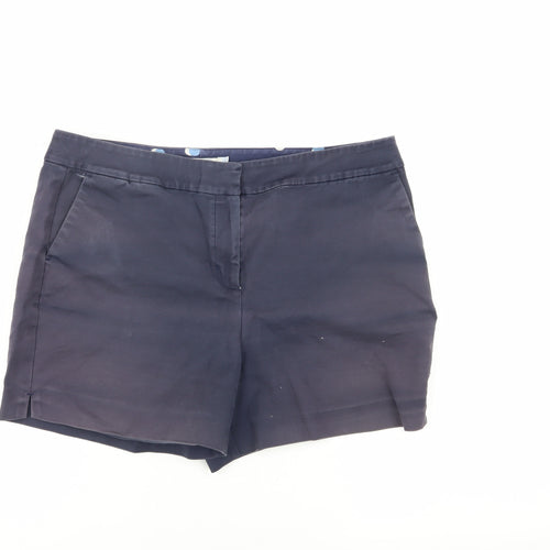 Boden Women's Blue Chino Shorts, Size 6, Casual Style