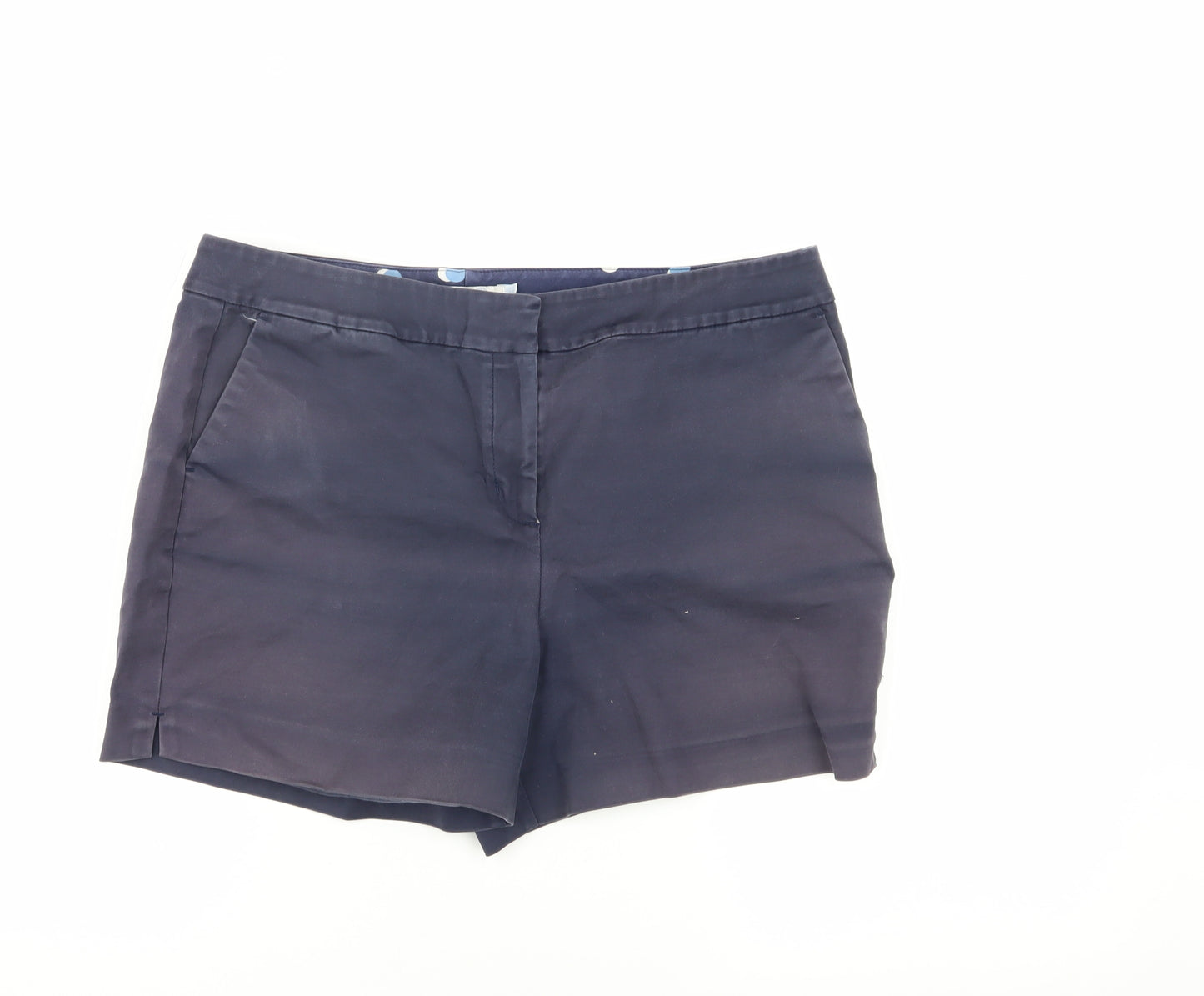 Boden Women's Blue Chino Shorts, Size 6, Casual Style