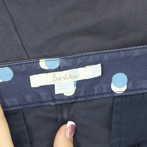 Boden Women's Blue Chino Shorts, Size 6, Casual Style