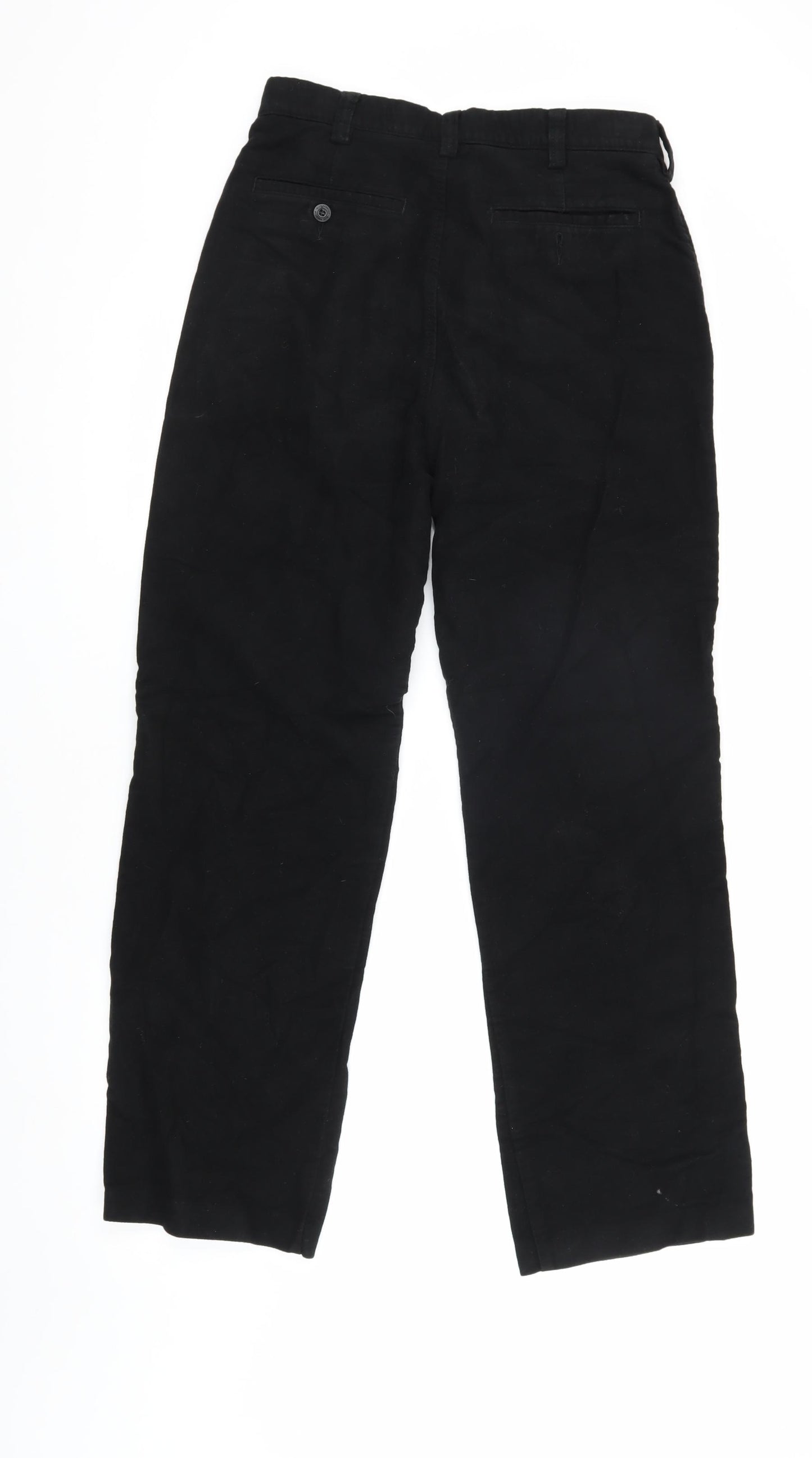 Marks and Spencer Men's Black Trousers, Size 30