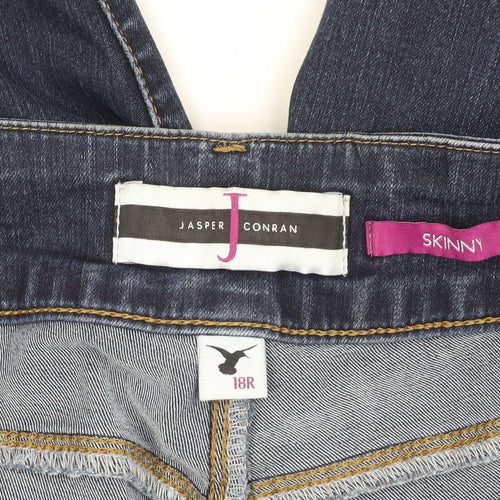 Jasper Conran Women's Blue Skinny Jeans, Size 18