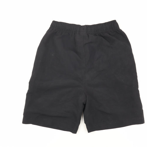Slazenger Boys Black Athletic Shorts 11-12 Yrs Gym Running