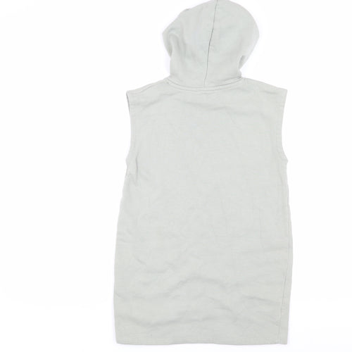 Candy Couture Boys Grey Sleeveless Hoodie Age 9