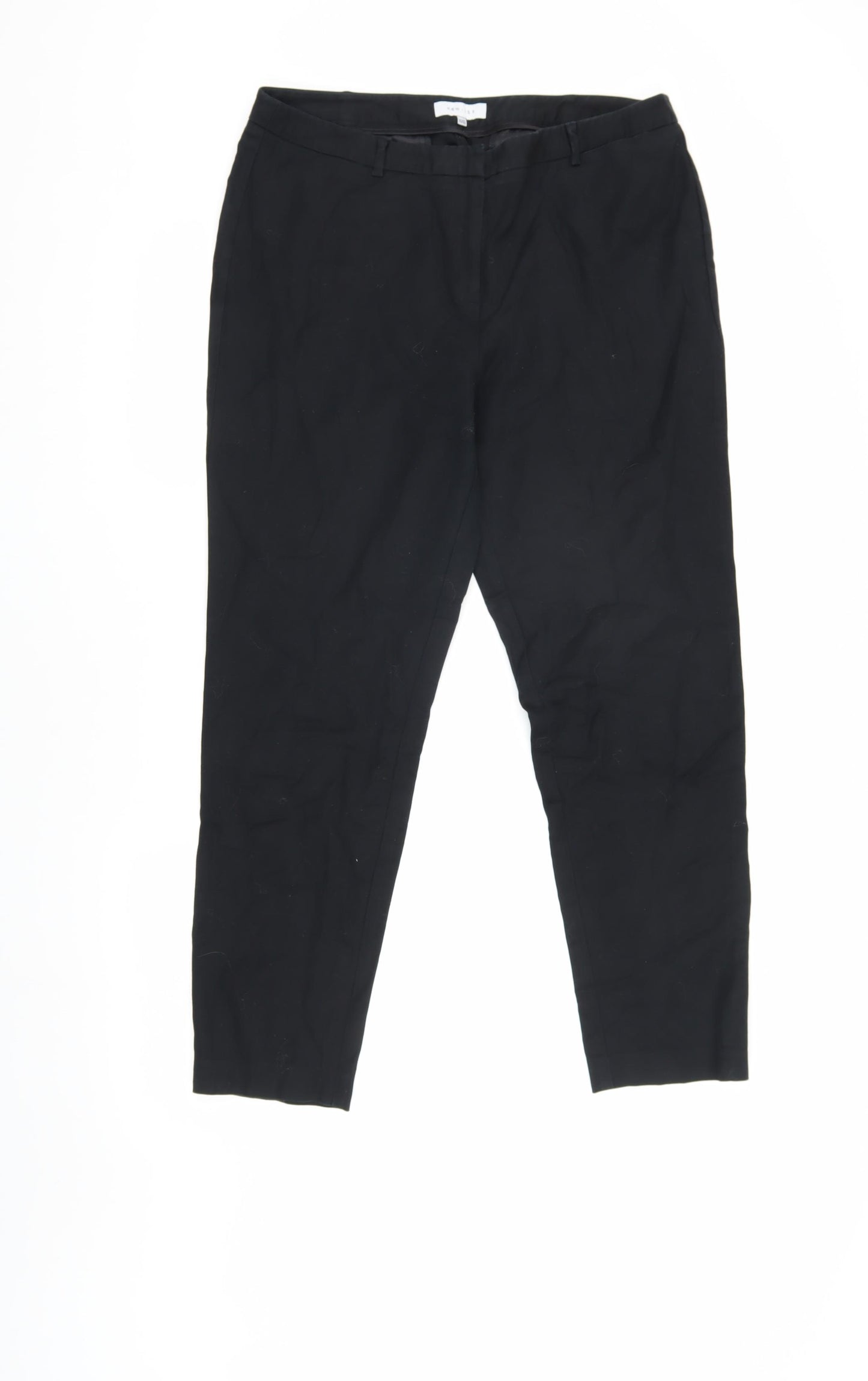 Kew 159 Women's Black Trousers, Size 14, Straight Leg