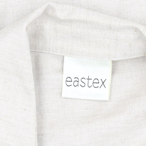 Eastex Women's Beige Blouse Size 16 Classic Collared
