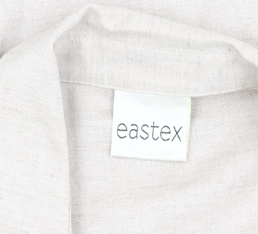 Eastex Women's Beige Blouse Size 16 Classic Collared