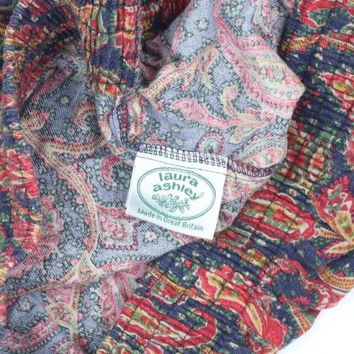 Laura Ashley Women's Multicoloured Paisley Trousers XL
