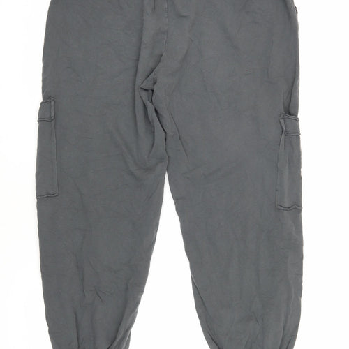 Studio Women's Black Cargo Trousers - Size XL, Relaxed Fit