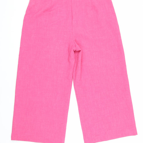 Marks and Spencer Pink Women's Trousers Size 16