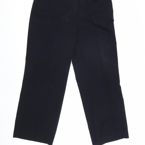 Gelco Women's Black Trousers Size 10 Button Accents
