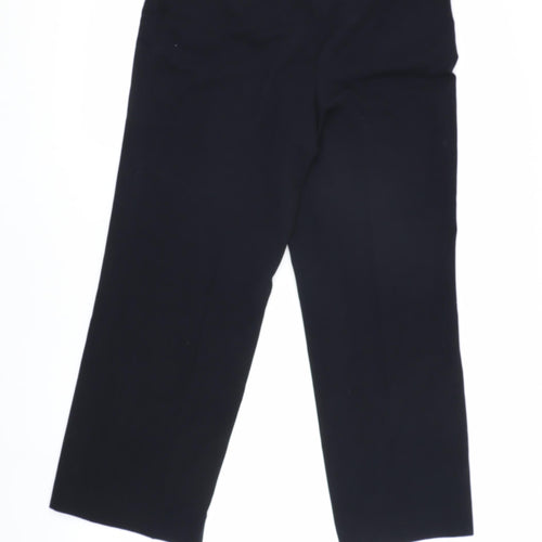 Gelco Women's Black Trousers Size 10 Button Accents
