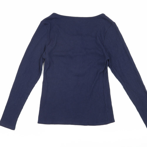 River Island Women’s Blue Long Sleeve T-Shirt, Size 16