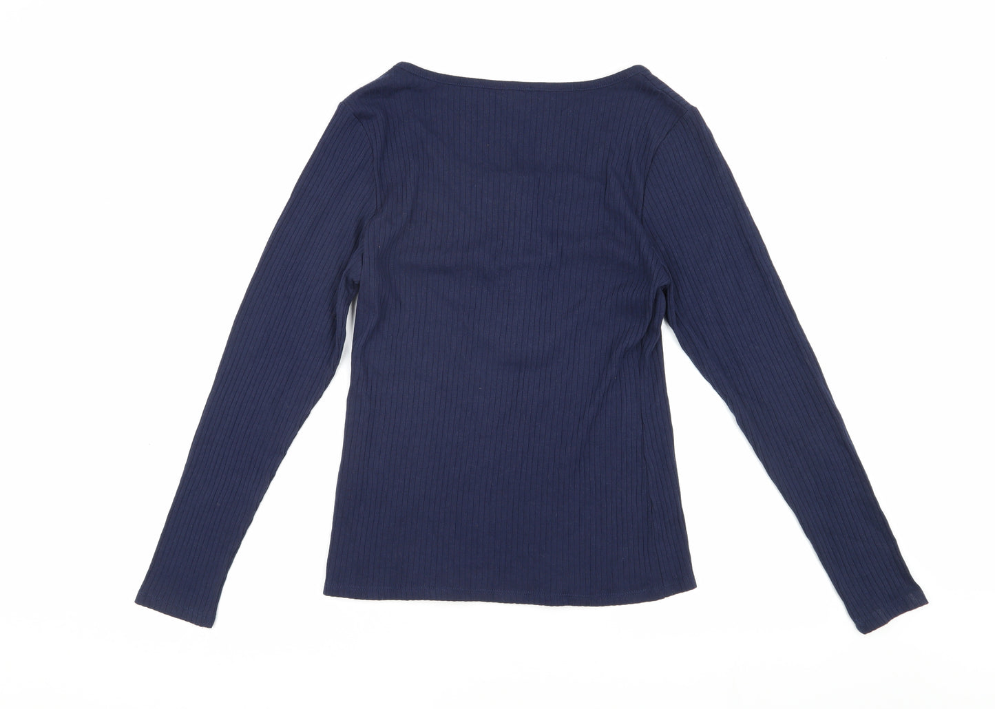 River Island Women’s Blue Long Sleeve T-Shirt, Size 16