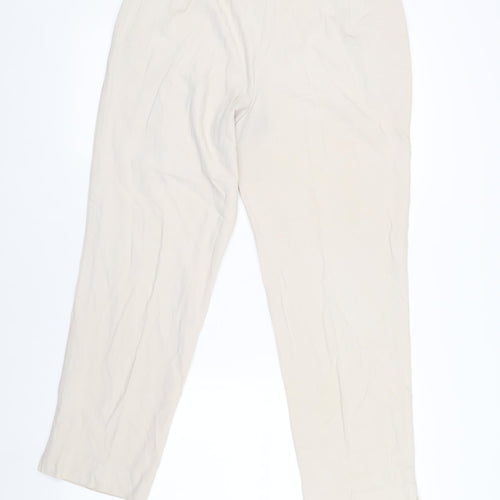 Marks and Spencer Women's Beige Trousers Size 14