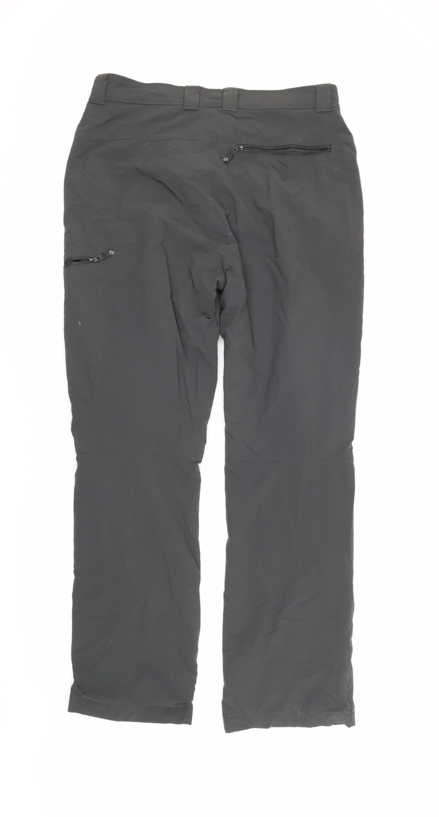 Rohan Men's Black Cargo Trousers Size M with Pockets